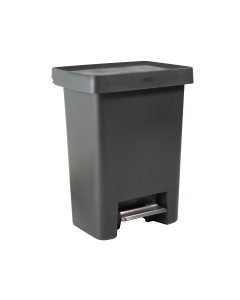 Charcoal Resin Step On Premier c/w Liner - 70lt