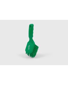 Professional Stiff 254mm Short Handled Brush - Green